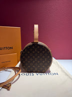 Louis Vuitton Petite Boite Chapeau Canvas 17.5x 16.5x 7.5 cm M43514