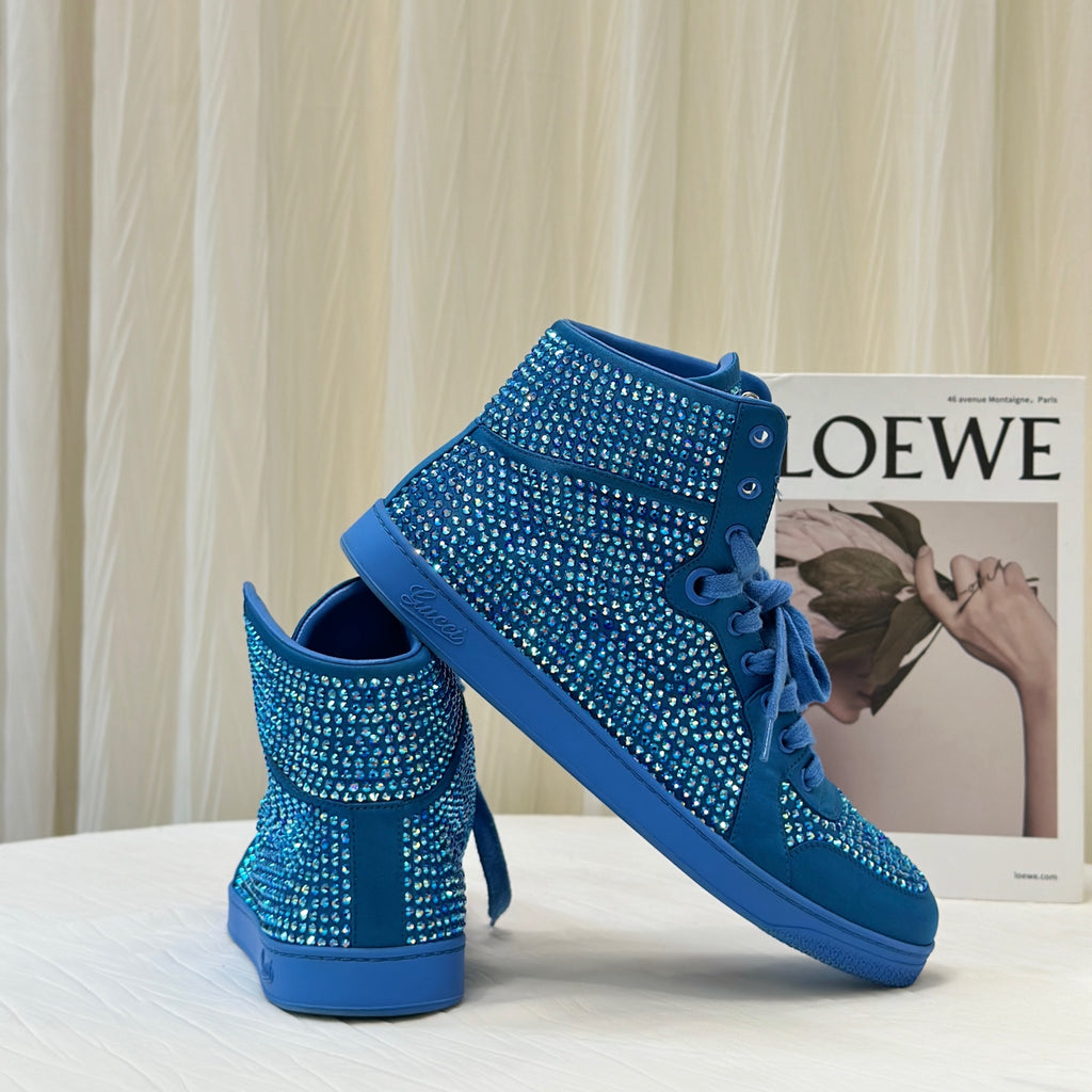 Gucci Blue Ankle boots