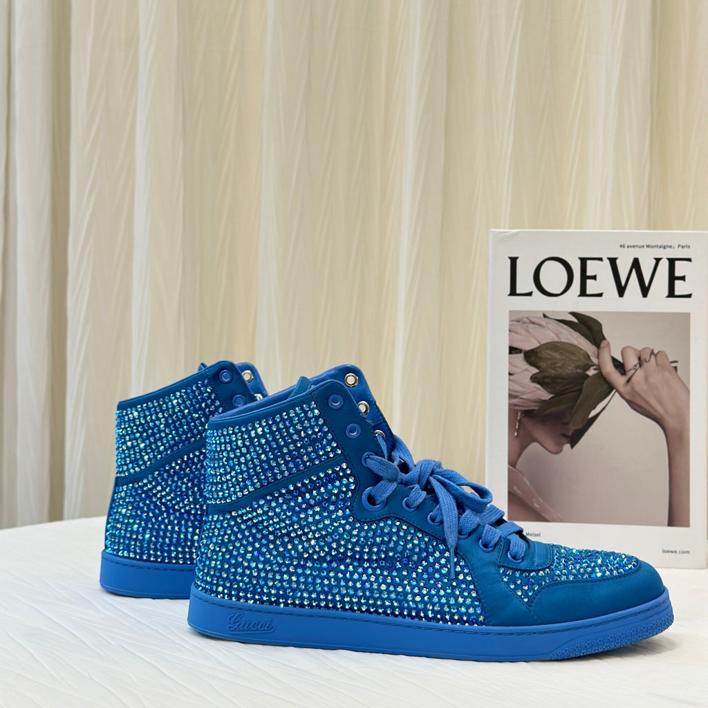 Gucci Blue Ankle boots