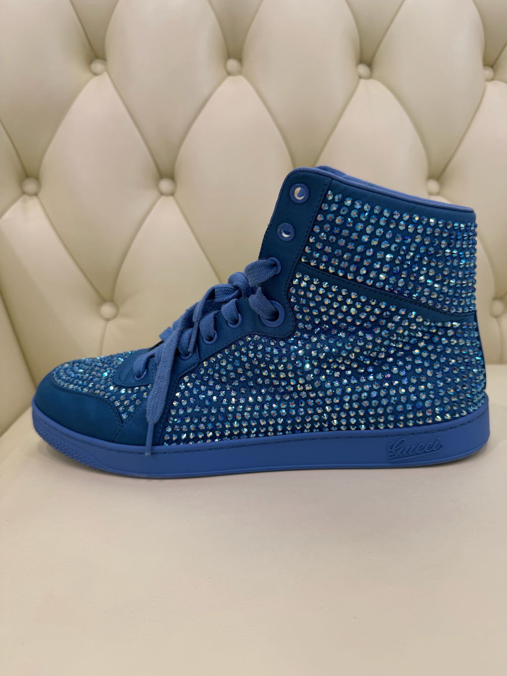 Gucci Blue Ankle boots