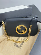 Gucci Gucci Blondie Collection Metal Gold Crossbody 699268 UXX0G 1000