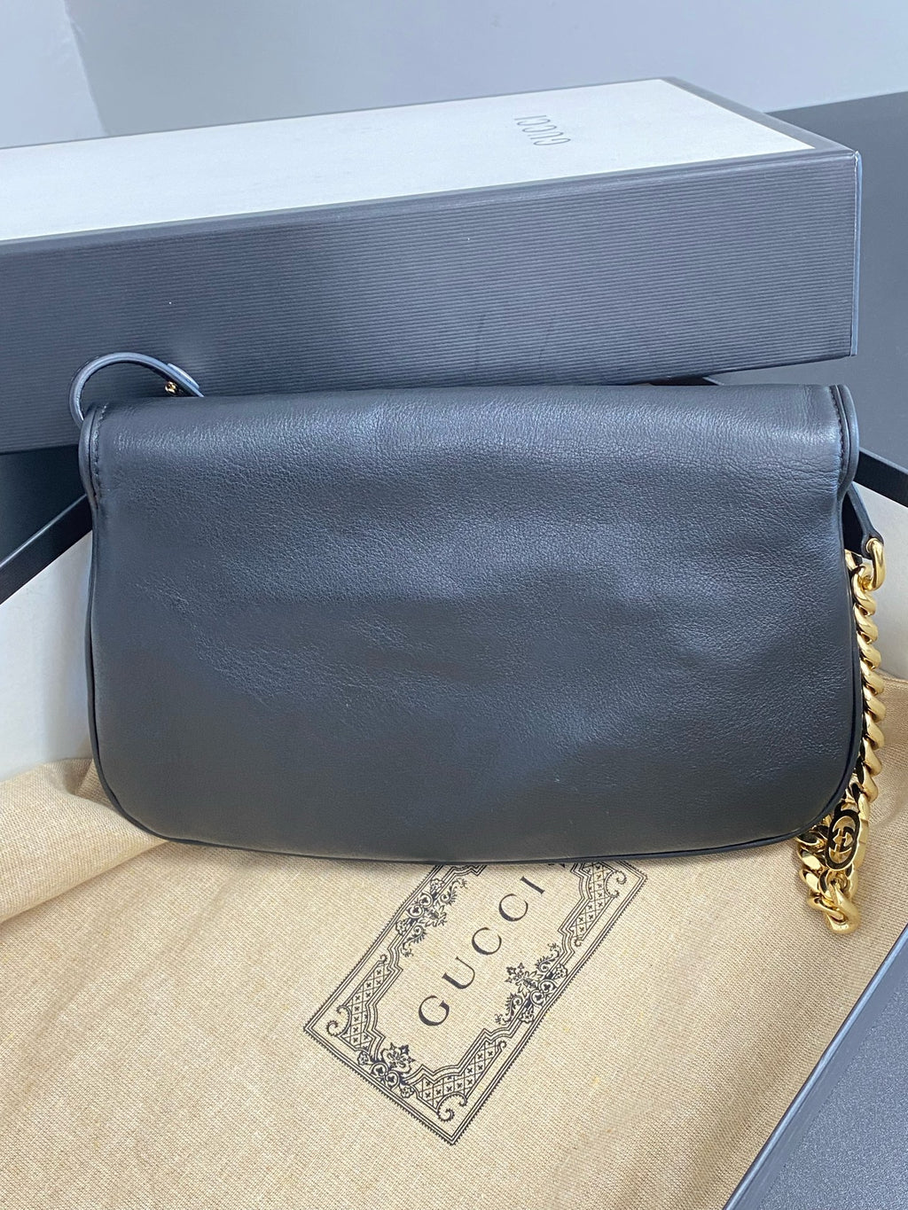 Gucci Gucci Blondie Collection Metal Gold Crossbody 699268 UXX0G 1000