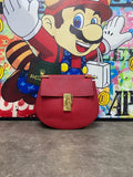 Chloe Metal Red Crossbody