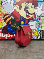 Chloe Metal Red Crossbody