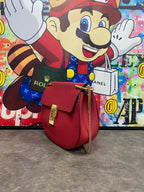 Chloe Metal Red Crossbody