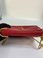 Chloe Metal Red Crossbody