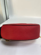 Chloe Metal Red Crossbody