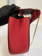Chloe Metal Red Crossbody