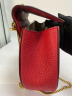Chloe Metal Red Crossbody