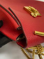 Chloe Metal Red Crossbody
