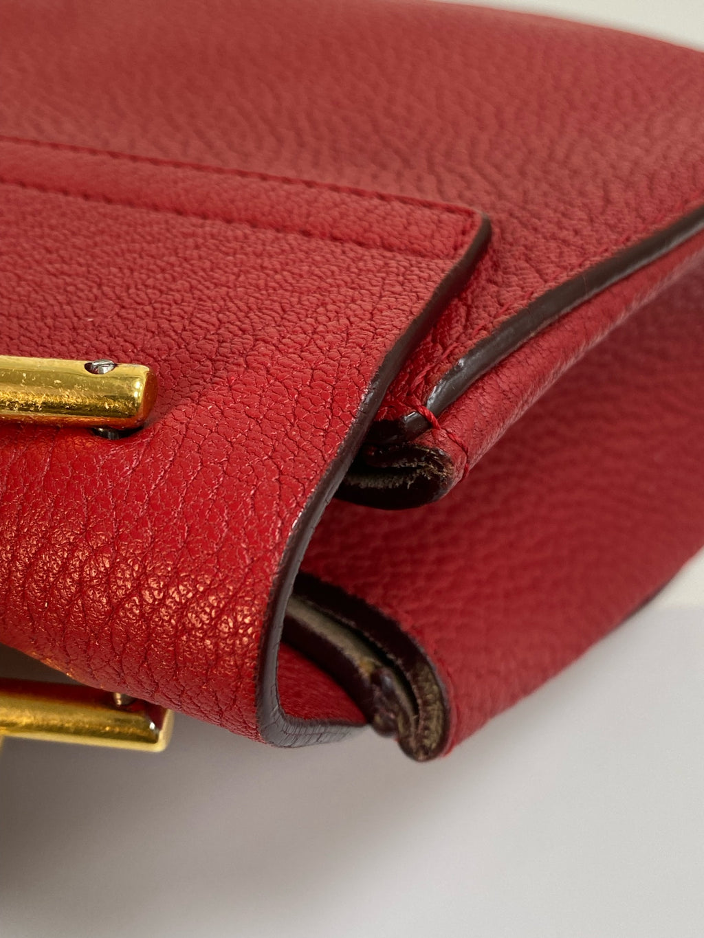 Chloe Metal Red Crossbody
