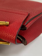 Chloe Metal Red Crossbody