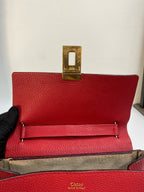 Chloe Metal Red Crossbody