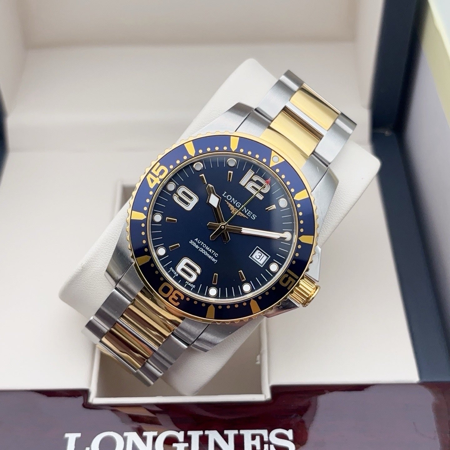 Longines Exercise Blue Automatic (self-winding) watch 41 millimeters L3.742.3.96.7