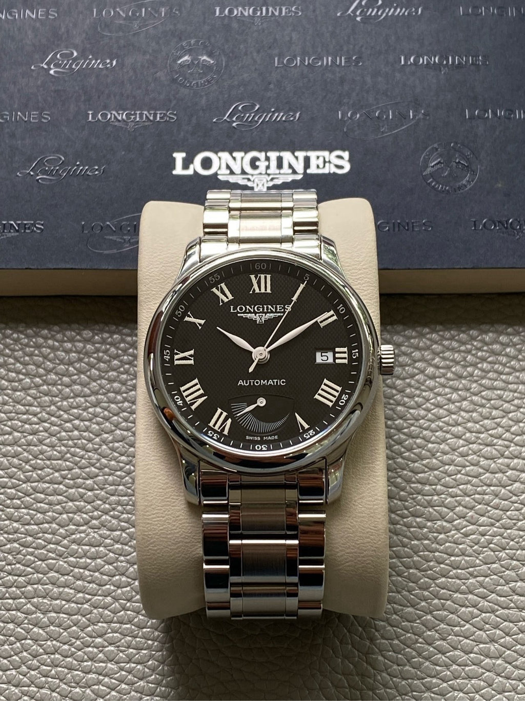 Longines Master Collection Master Craftsman Series Black Automatic (self-winding) watch 40.00 MM L2.908.4.51.6