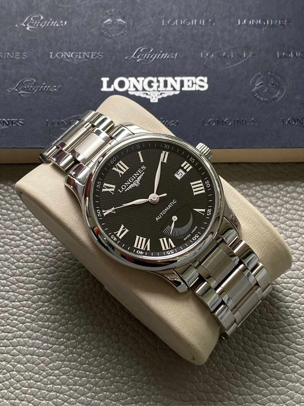 Longines Master Collection Master Craftsman Series Black Automatic (self-winding) watch 40.00 MM L2.908.4.51.6