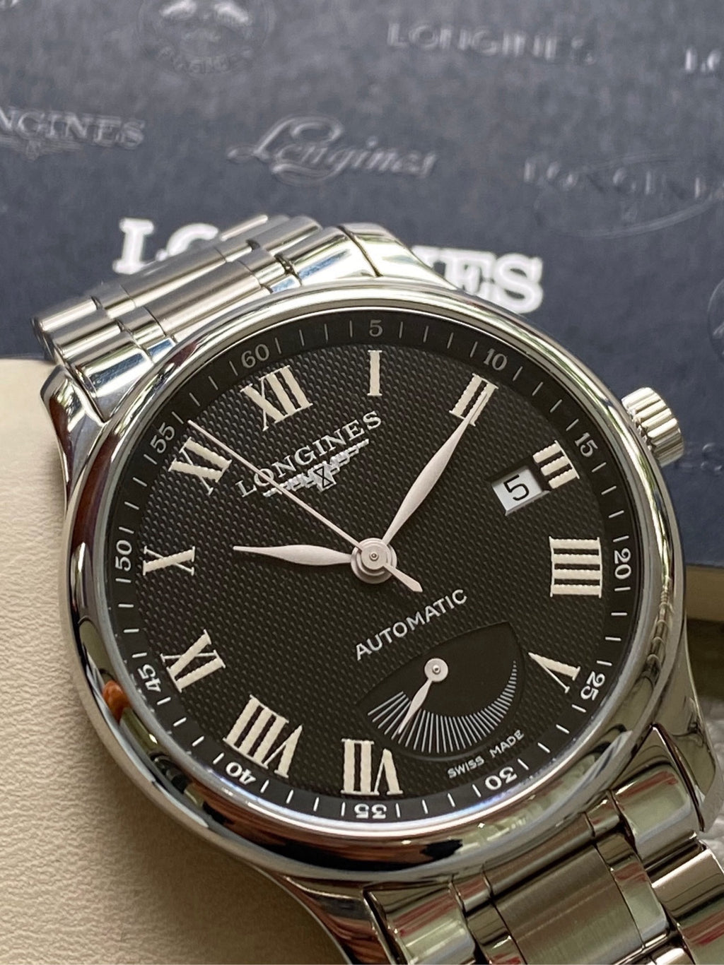 Longines Master Collection Master Craftsman Series Black Automatic (self-winding) watch 40.00 MM L2.908.4.51.6