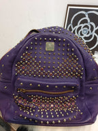 Chanel Metal Purple Backpack