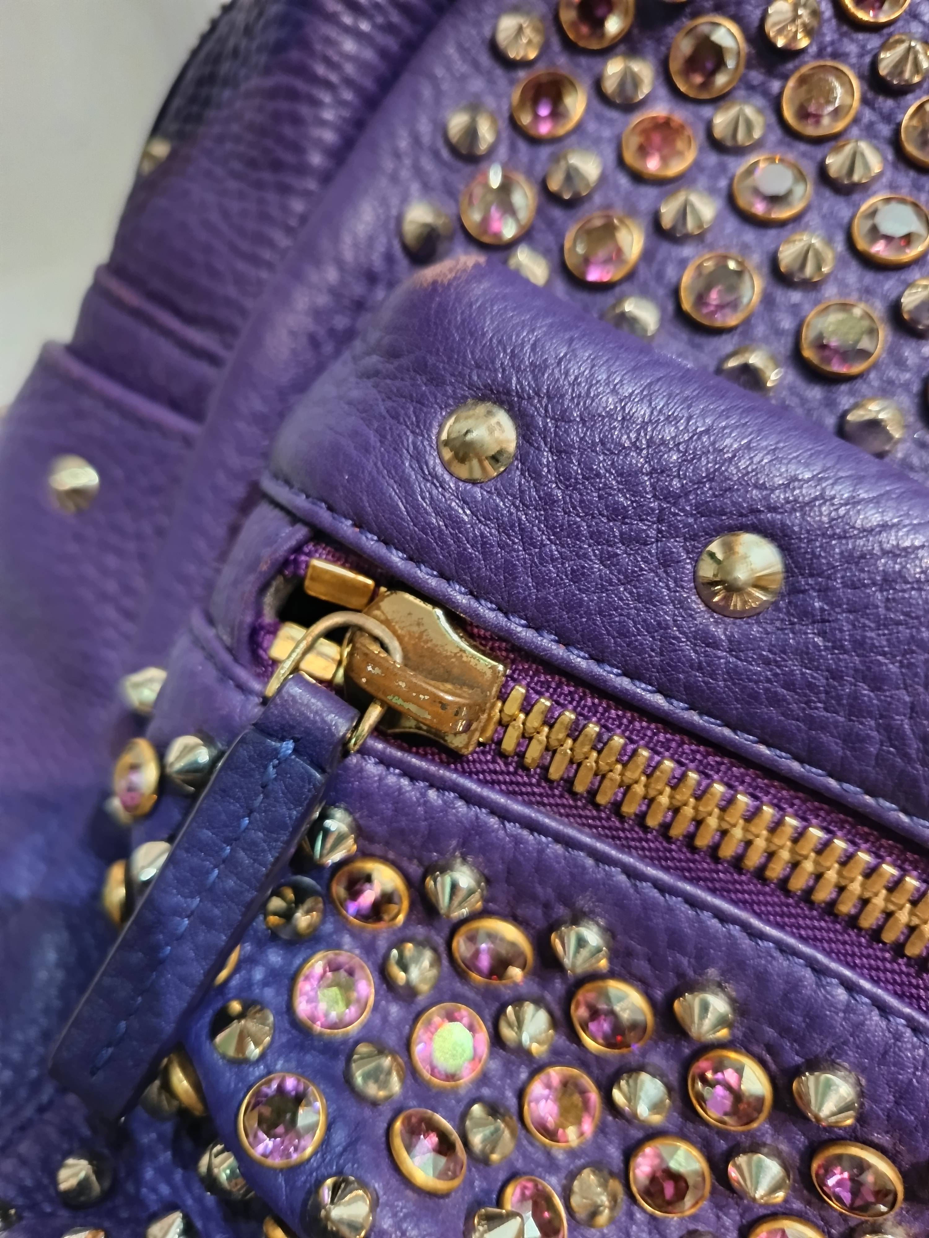Chanel Metal Purple Backpack