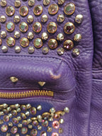 Chanel Metal Purple Backpack