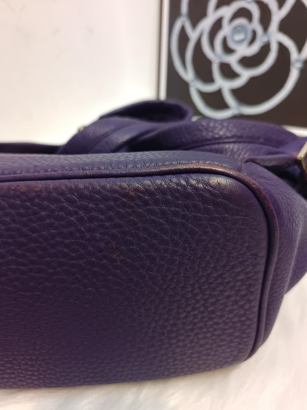 Chanel Metal Purple Backpack