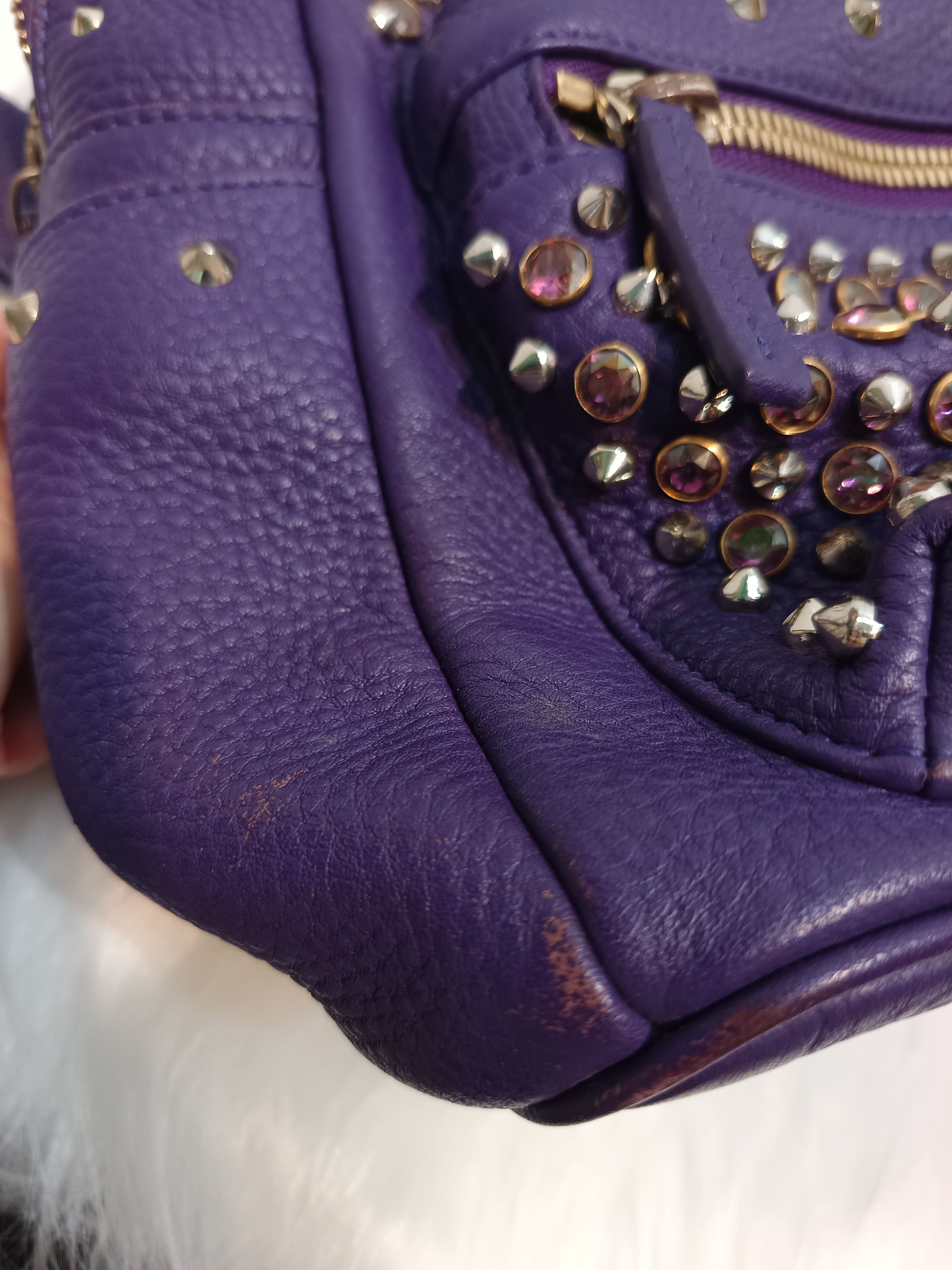 Chanel Metal Purple Backpack