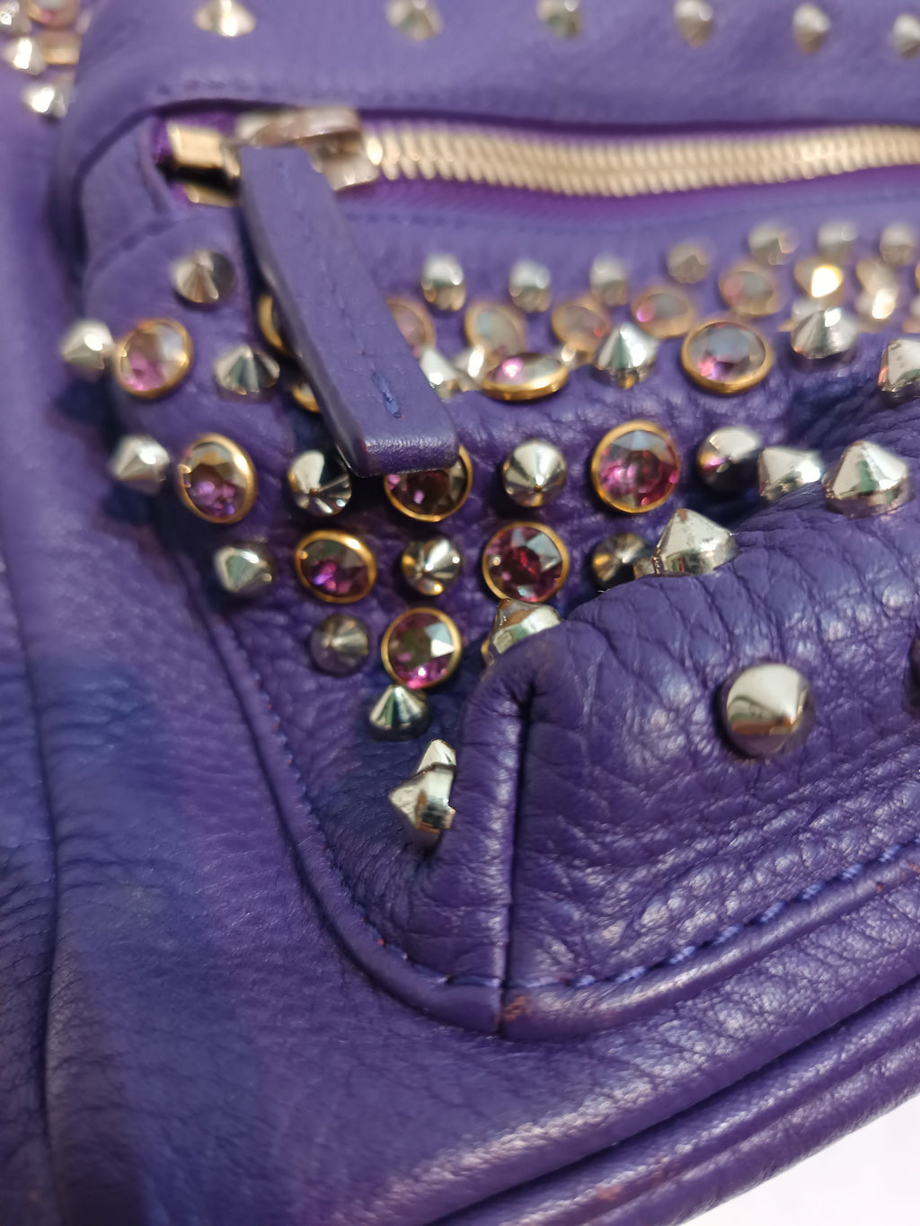 Chanel Metal Purple Backpack