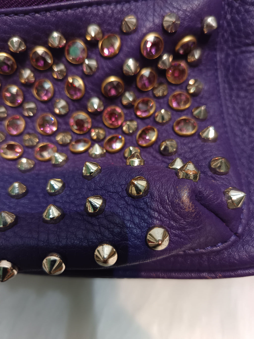 Chanel Metal Purple Backpack