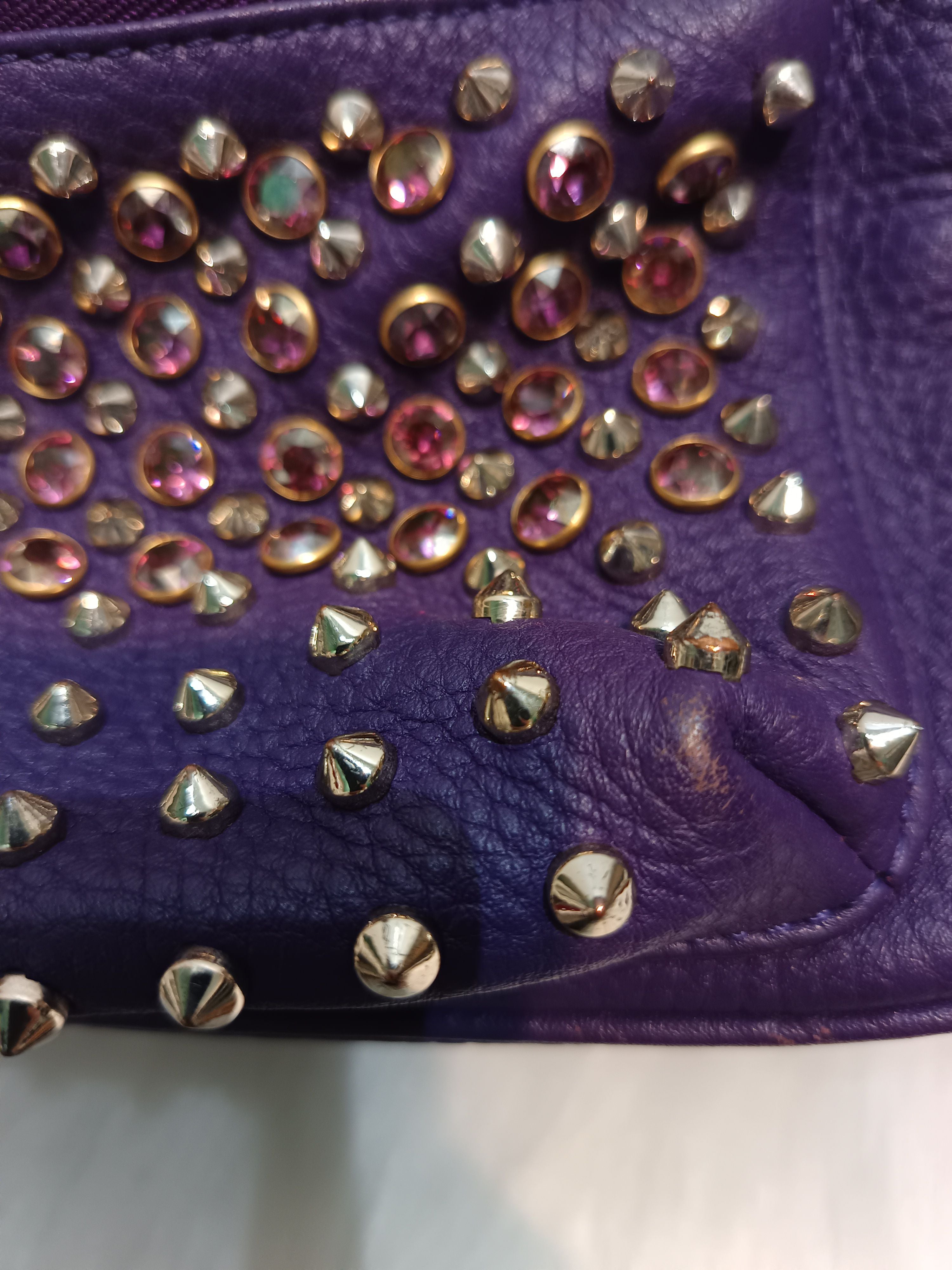 Chanel Metal Purple Backpack