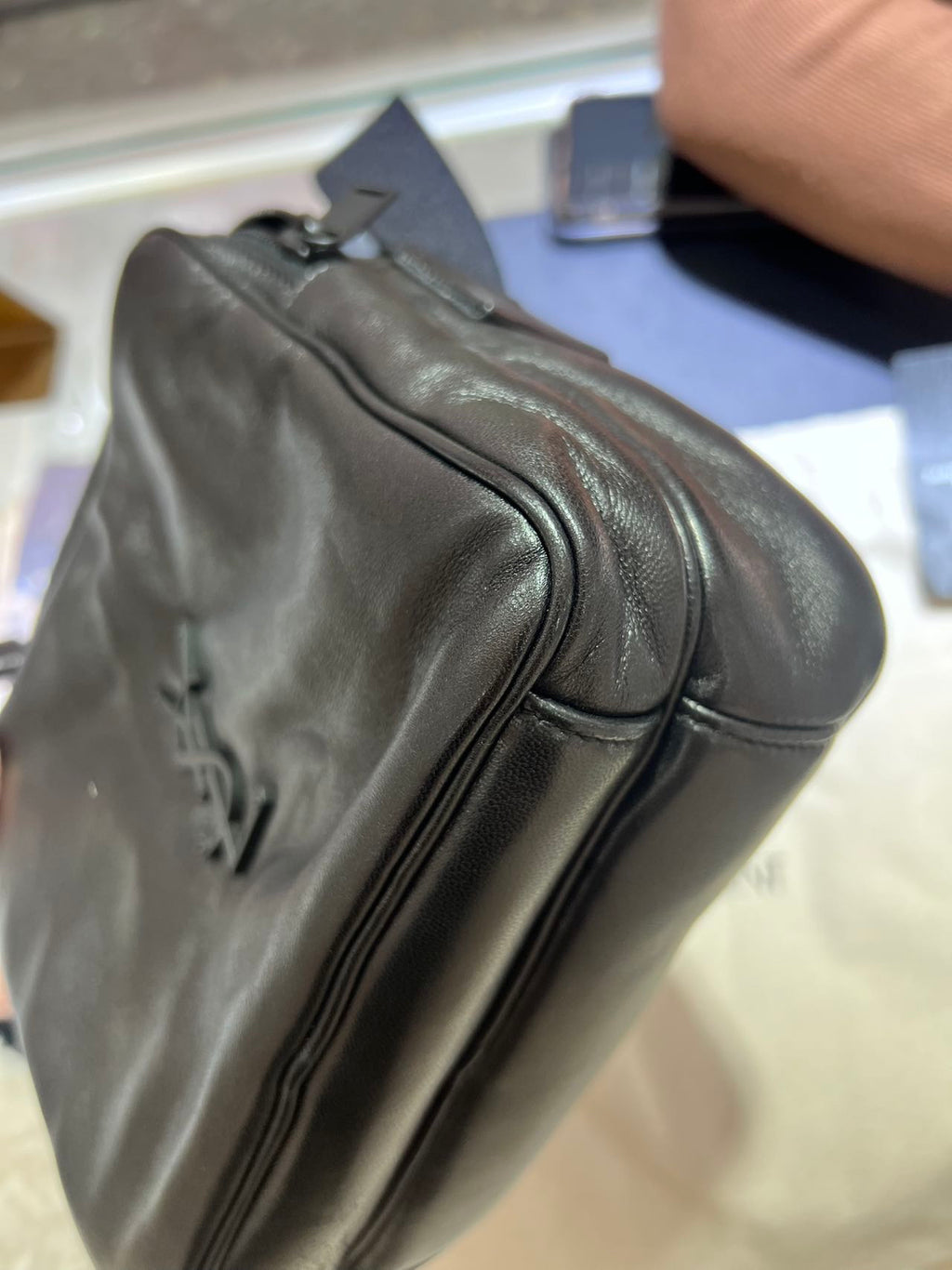 Saint laurent NIKI Smooth Leather Camera Bag Leather Messenger Bag 8192791ELFZ1000
