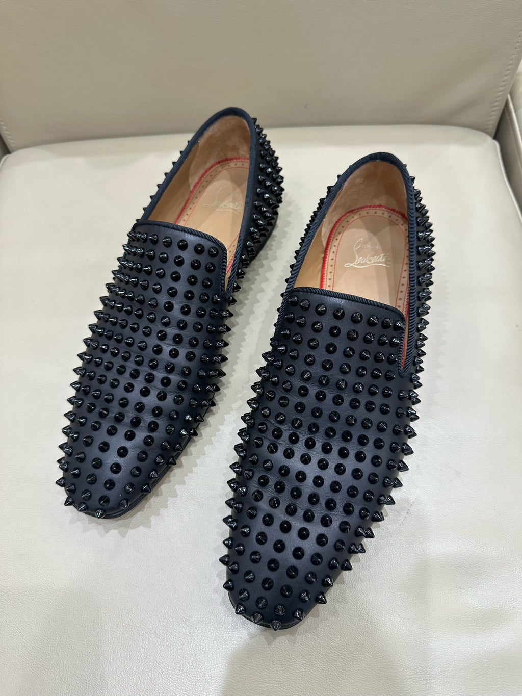 Christian Louboutin Black Loafers