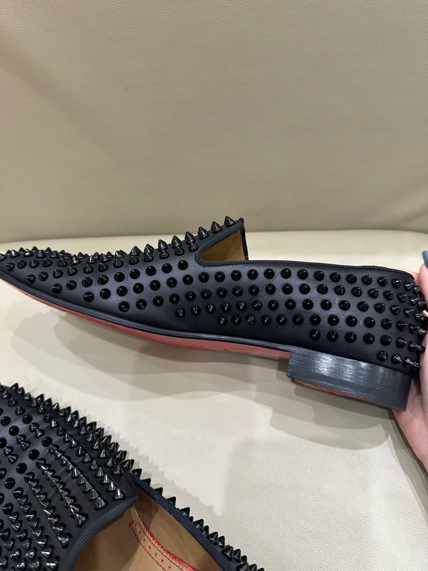 Christian Louboutin Black Loafers