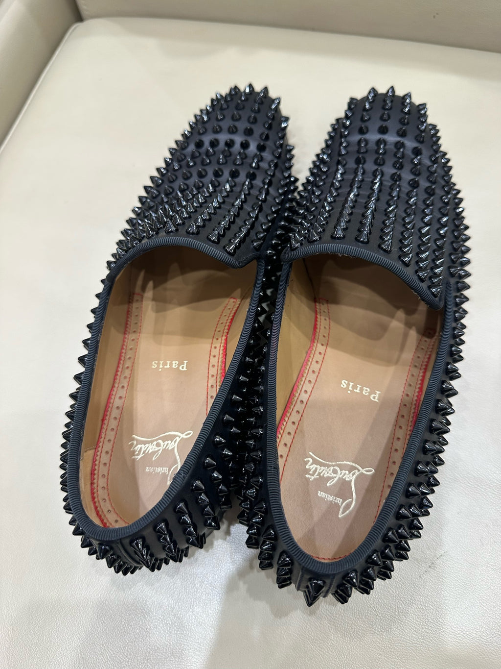 Christian Louboutin Black Loafers