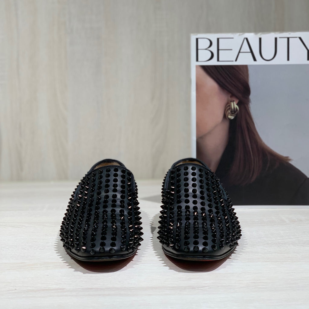 Christian Louboutin Black Loafers