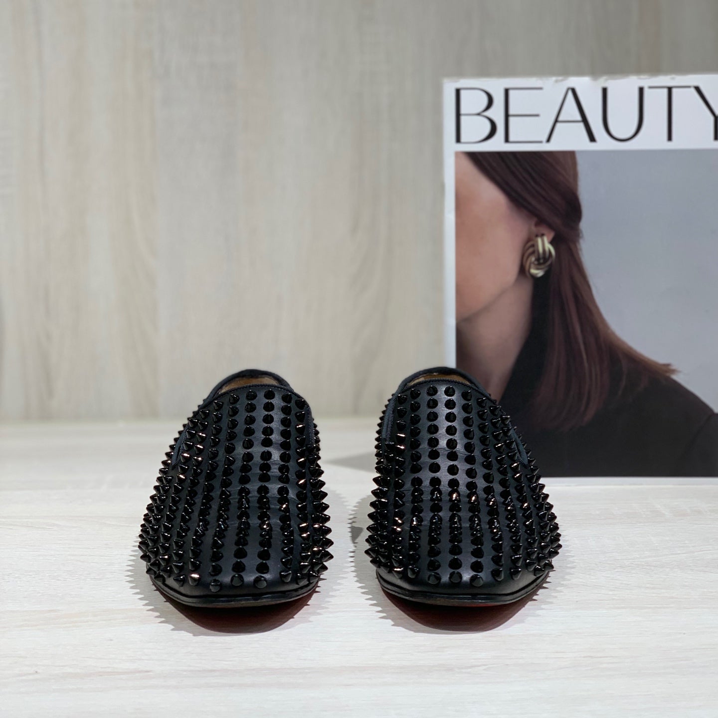 Christian Louboutin Black Loafers