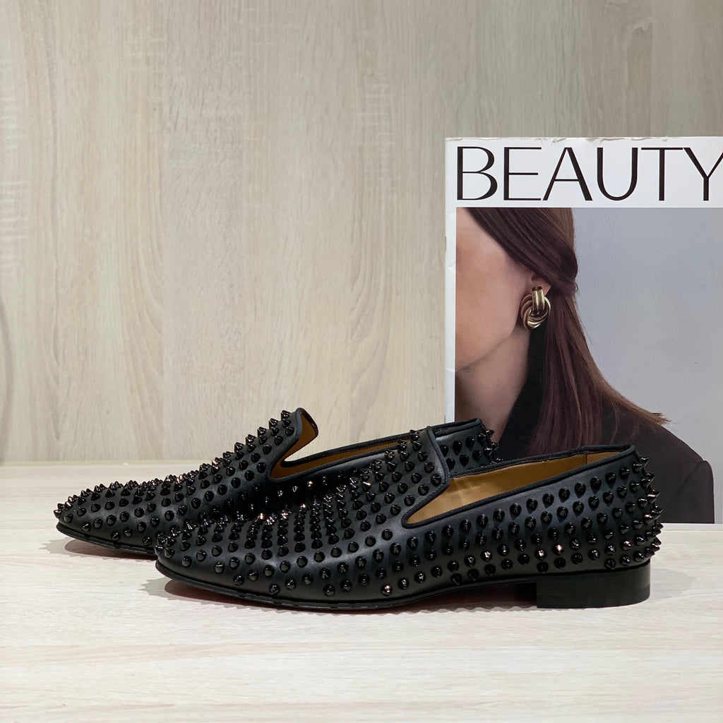 Christian Louboutin Black Loafers