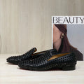 Christian Louboutin Black Loafers