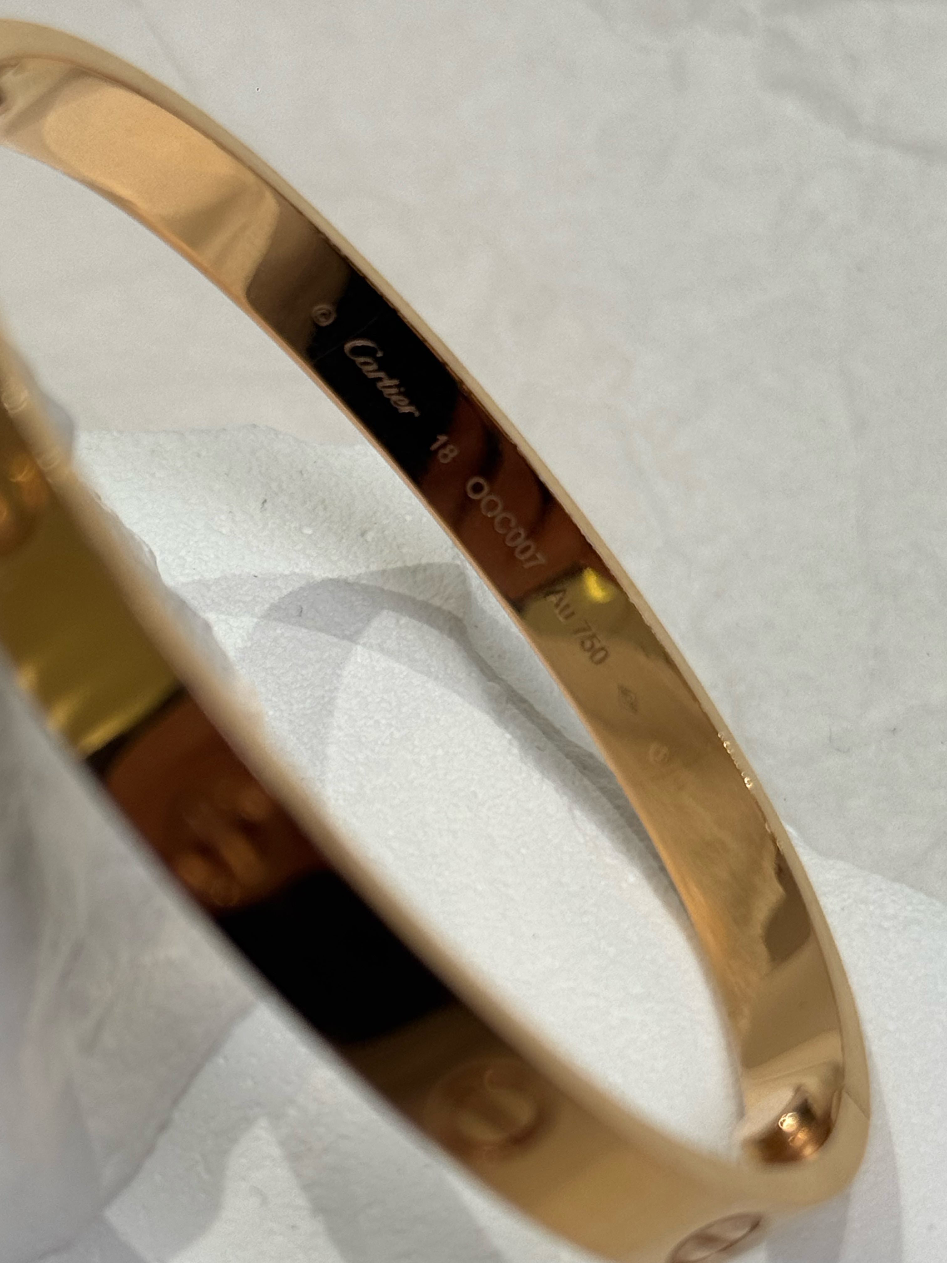 Cartier Rose gold Bangle