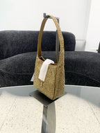 Saint laurent LE 5 À 7 baby satin and faux-crystal soft handbag 809464FADSQ2803