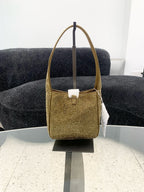 Saint laurent LE 5 À 7 baby satin and faux-crystal soft handbag 809464FADSQ2803
