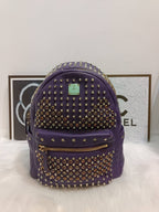 Chanel Metal Purple Backpack