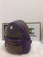 Chanel Metal Purple Backpack