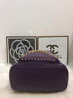 Chanel Metal Purple Backpack