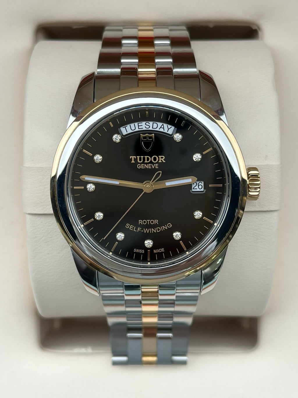 Tudor Black Automatic (self-winding) watch