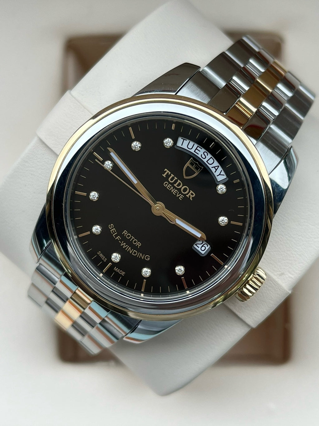 Tudor Black Automatic (self-winding) watch