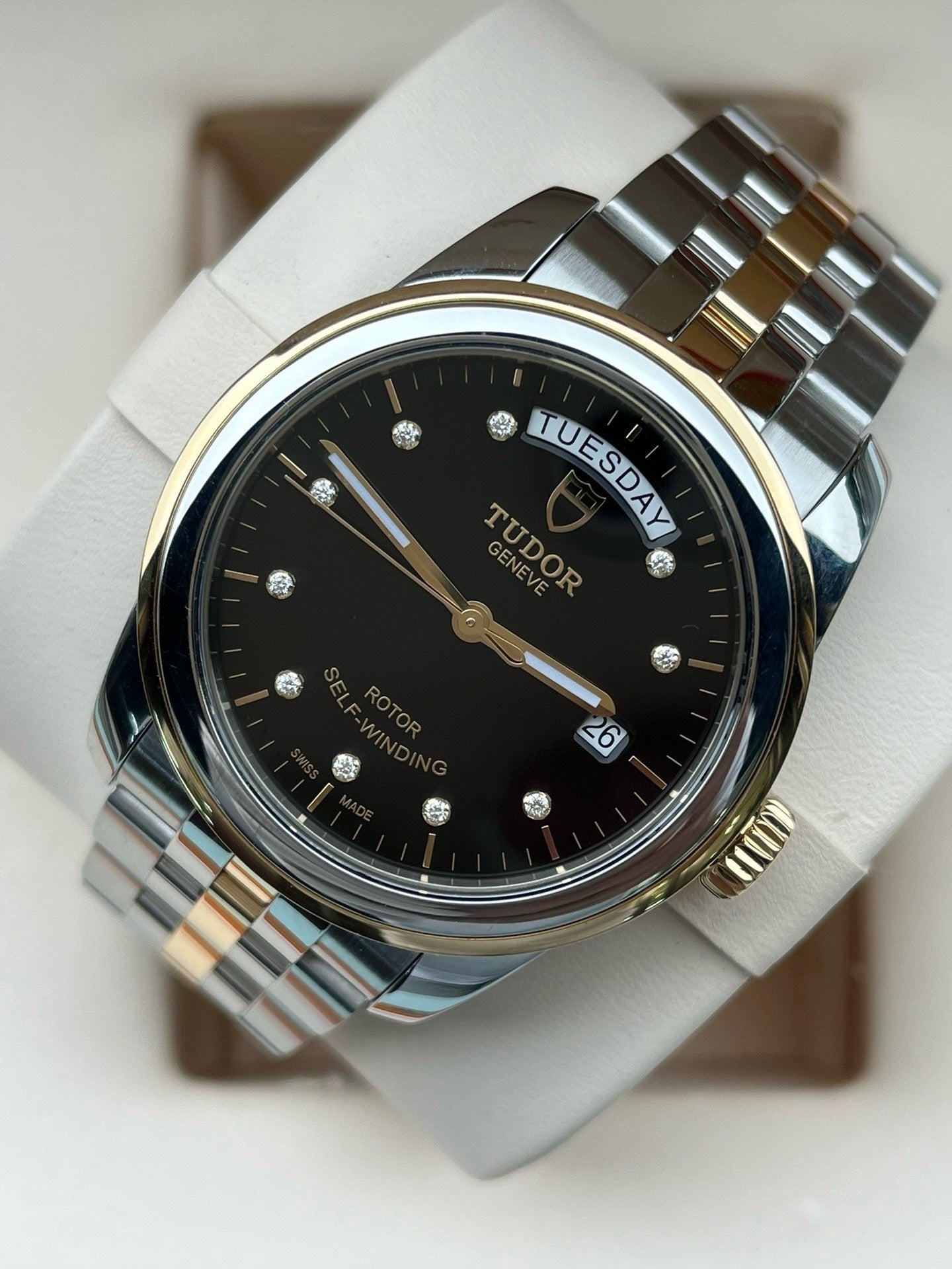 Tudor Black Automatic (self-winding) watch