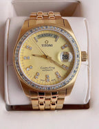 MCM Gold Automatic (self-winding) watch