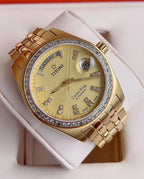 MCM Gold Automatic (self-winding) watch