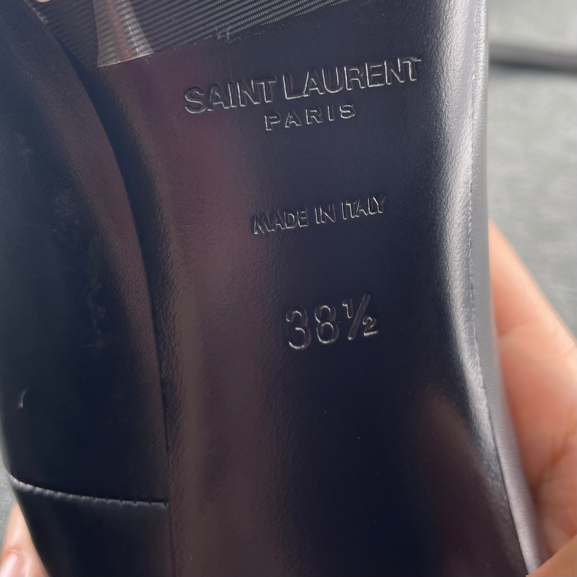 Saint laurent Leather Black High heels