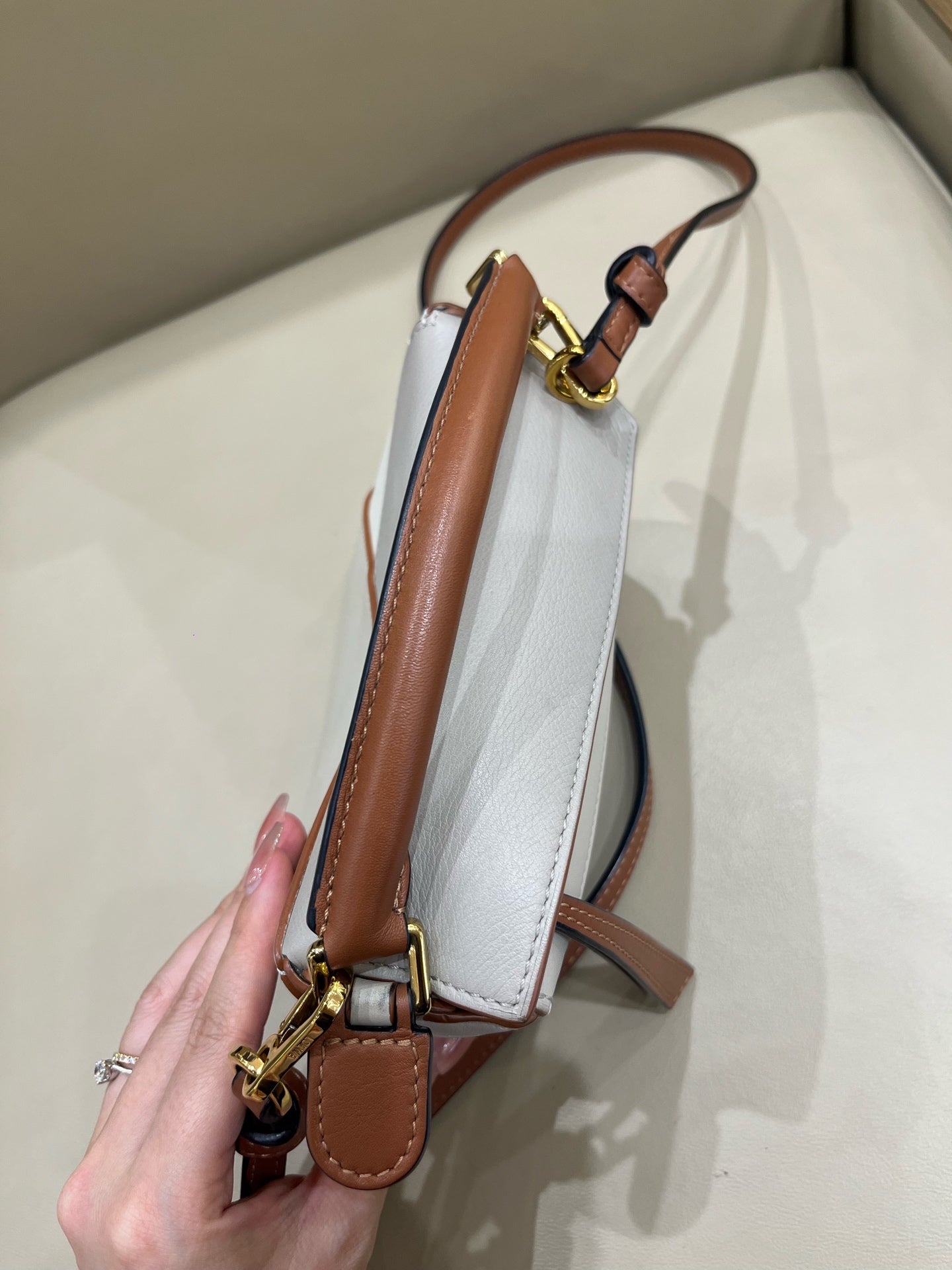 Loewe Handbag Leather Backpack 18 × 8 × 12.5 cm (can hold an iPhone 13 Pro Max) A510U95X34-5744